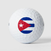 Wilson Golf Ball met vlag van Cuba Golfballen (Voorkant)