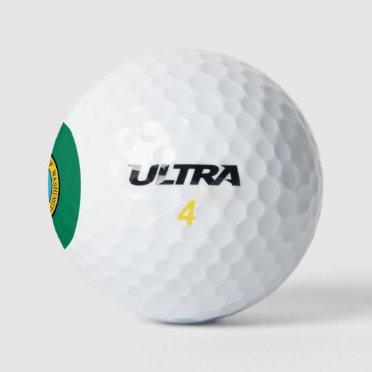 Wilson Golf Ball met vlag van de staat Washington Golfballen (Logo)