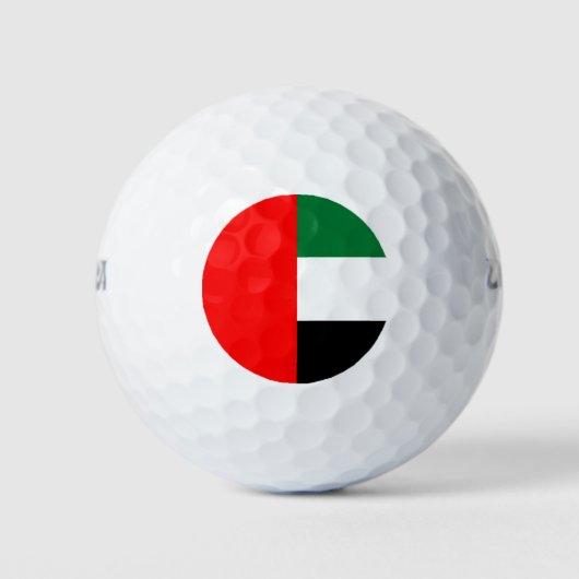 Wilson Golf Ball met vlag van de VAE Golfballen (Voorkant)
