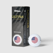Wilson Golf Ball met vlag van de Verenigde Staten Golfballen (Verpakking)