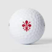 Wilson Golf Ball met vlag van Florence, Italië Golfballen (Voorkant)