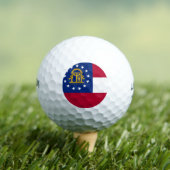 Wilson Golf Ball met vlag van Georgia, Verenigde S Golfballen (Insitu Shirt)