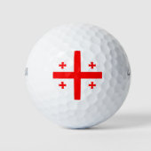 Wilson Golf Ball met vlag van Georgië Golfballen (Voorkant)