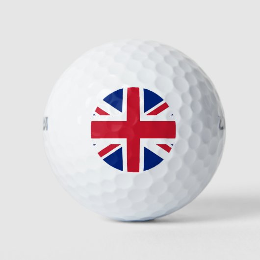 Wilson Golf Ball met vlag van het Verenigd Koninkr Golfballen (Voorkant)