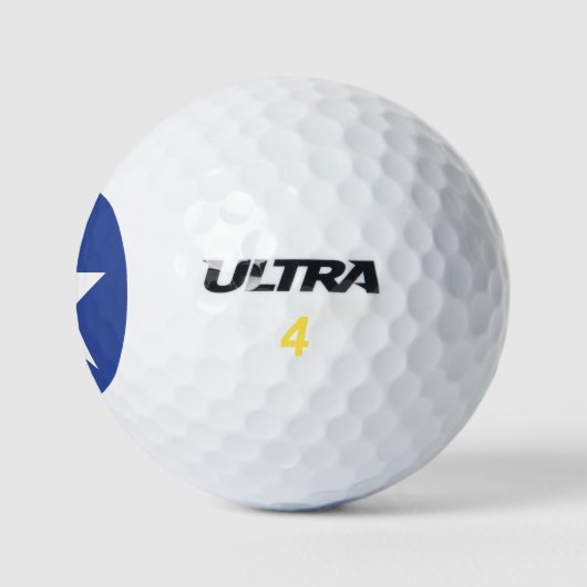 Wilson Golf Ball met vlag van Houston Golfballen (Logo)