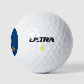 Wilson Golf Ball met vlag van Idaho, Verenigde Sta Golfballen (Logo)