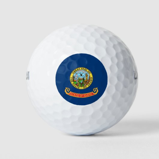 Wilson Golf Ball met vlag van Idaho, Verenigde Sta Golfballen (Voorkant)