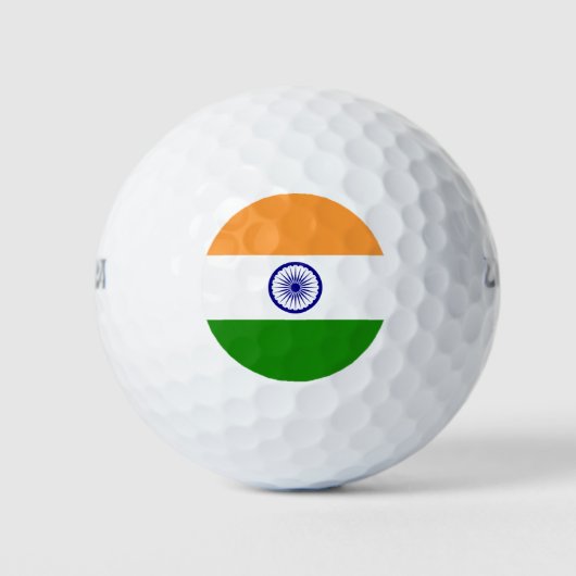 Wilson Golf Ball met vlag van India Golfballen (Voorkant)