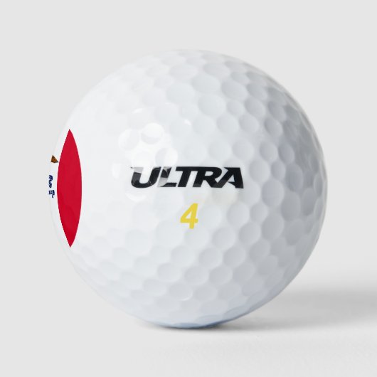 Wilson Golf Ball met vlag van Iowa, Verenigde Stat Golfballen (Logo)