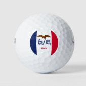 Wilson Golf Ball met vlag van Iowa, Verenigde Stat Golfballen (Voorkant)