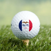 Wilson Golf Ball met vlag van Iowa, Verenigde Stat Golfballen (Insitu Shirt)