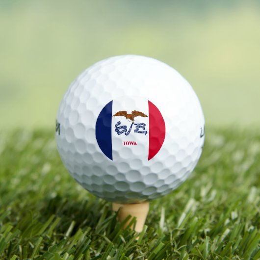 Wilson Golf Ball met vlag van Iowa, Verenigde Stat Golfballen (Insitu Shirt)