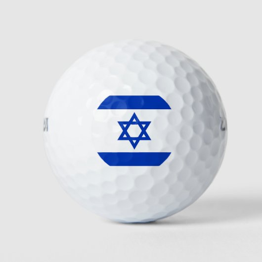 Wilson Golf Ball met vlag van Israël Golfballen (Voorkant)