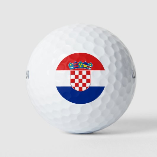 Wilson Golf Ball met vlag van Kroatië Golfballen (Voorkant)