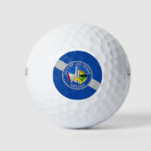 Wilson Golf Ball met vlag van Las Vegas Golfballen (Voorkant)
