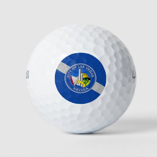 Wilson Golf Ball met vlag van Las Vegas Golfballen (Voorkant)
