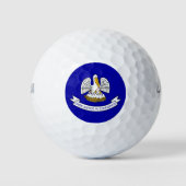 Wilson Golf Ball met vlag van Louisiana, VS Golfballen (Voorkant)
