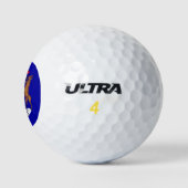 Wilson Golf Ball met vlag van Michigan, Verenigde  Golfballen (Logo)
