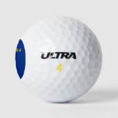 Wilson Golf Ball met vlag van Montana Golfballen (Logo)