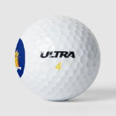 Wilson Golf Ball met vlag van New York, Verenigde  Golfballen (Logo)