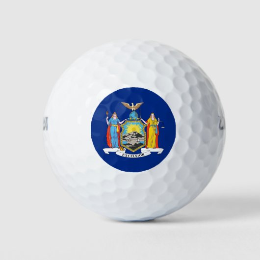 Wilson Golf Ball met vlag van New York, Verenigde  Golfballen (Voorkant)