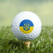 Wilson Golf Ball met vlag van Oekraïne Golfballen (Insitu Shirt)