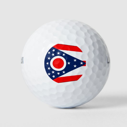 Wilson Golf Ball met vlag van Ohio, Verenigde Stat Golfballen (Voorkant)
