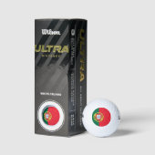 Wilson Golf Ball met vlag van Portugal Golfballen (Verpakking)