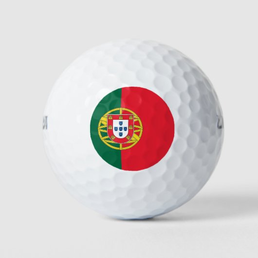 Wilson Golf Ball met vlag van Portugal Golfballen (Voorkant)
