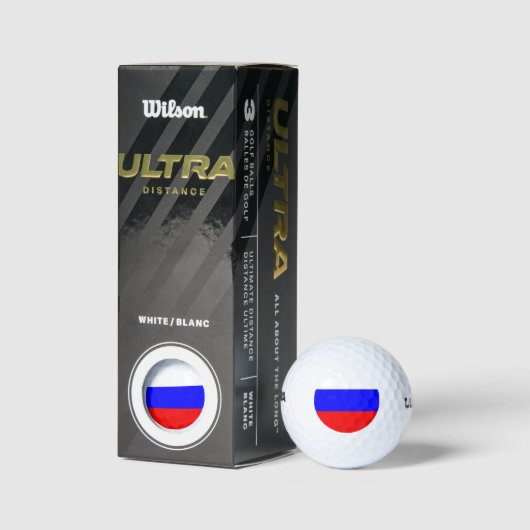 Wilson Golf Ball met vlag van Rusland Golfballen (Verpakking)