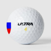 Wilson Golf Ball met vlag van Rusland Golfballen (Logo)