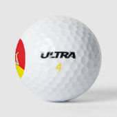 Wilson Golf Ball met vlag van Sicilië, Italië Golfballen (Logo)