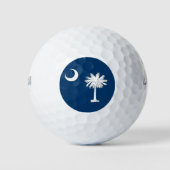 Wilson Golf Ball met vlag van South Carolina Golfballen (Voorkant)