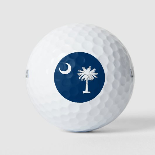 Wilson Golf Ball met vlag van South Carolina Golfballen (Voorkant)