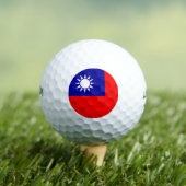 Wilson Golf Ball met vlag van Taiwan Golfballen (Insitu Shirt)