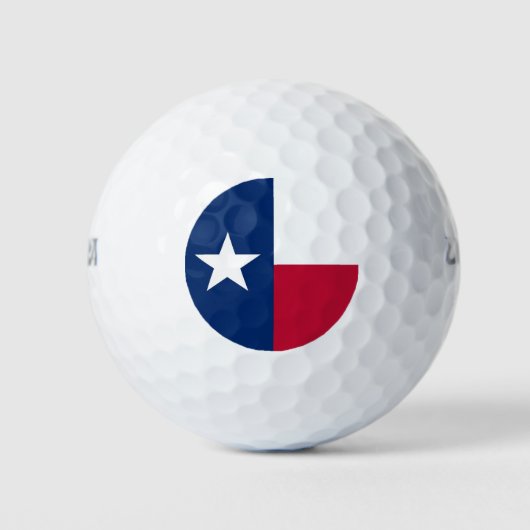 Wilson Golf Ball met vlag van Texas Golfballen (Voorkant)