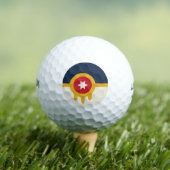 Wilson Golf Ball met vlag van Tulsa, Oklahoma Golfballen (Insitu Shirt)