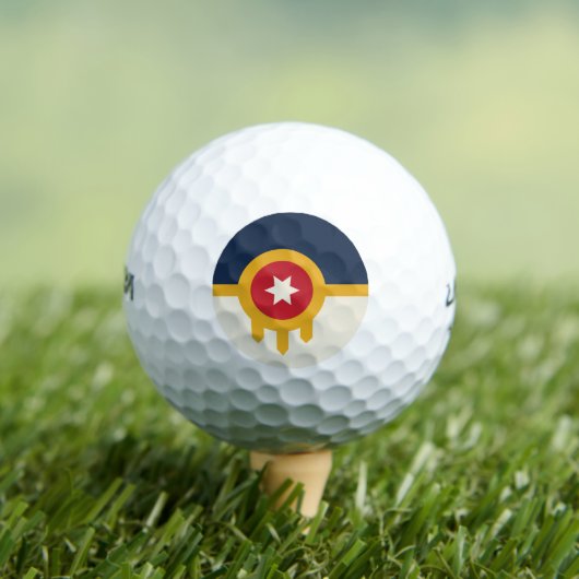 Wilson Golf Ball met vlag van Tulsa, Oklahoma Golfballen (Insitu Shirt)