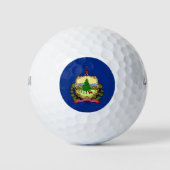 Wilson Golf Ball met vlag van Vermont Golfballen (Voorkant)