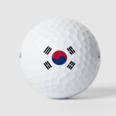 Wilson Golf Ball met vlag van Zuid-Korea Golfballen (Voorkant)
