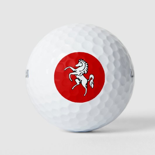 Wilson Golf Ball with flag of Kent, England Golfballen (Voorkant)