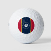 Wilson Golf Ball with flag of Mississippi, USA Golfballen (Voorkant)