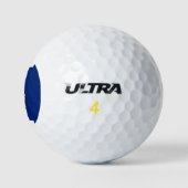 Wilson Golf Ball with flag of Quebec City Golfballen (Logo)