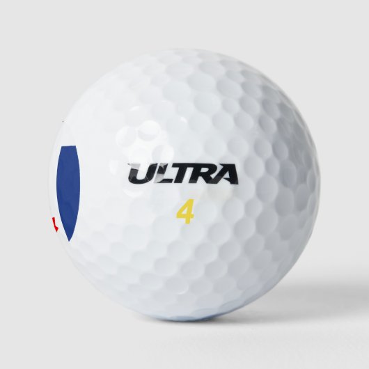 Wilson Golf Ball with flag of Toronto Golfballen (Logo)