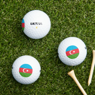 Wilson-golfbal met vlag van Azerbeidzjan Golfballen
