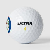 Wilson golfbal met vlag van Belize Golfballen (Logo)