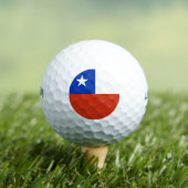 Wilson golfbal met vlag van Chili Golfballen (Insitu Shirt)