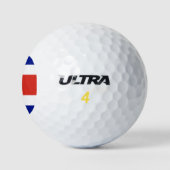 Wilson golfbal met vlag van Costa Rica Golfballen (Logo)