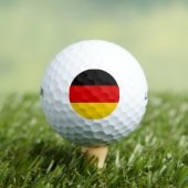 Wilson golfbal met vlag van Duitsland Golfballen (Insitu Shirt)
