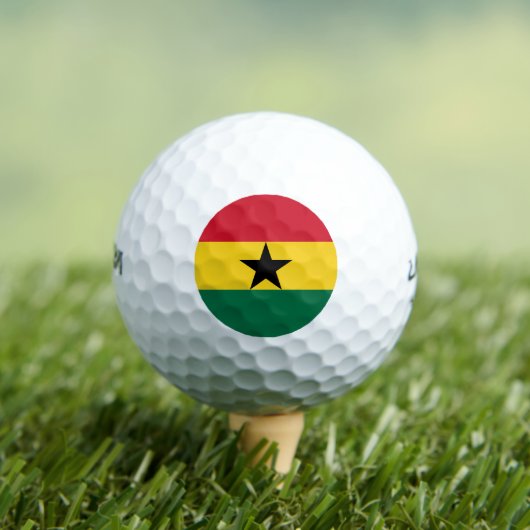 Wilson-golfbal met vlag van Ghana Golfballen (Insitu Shirt)
